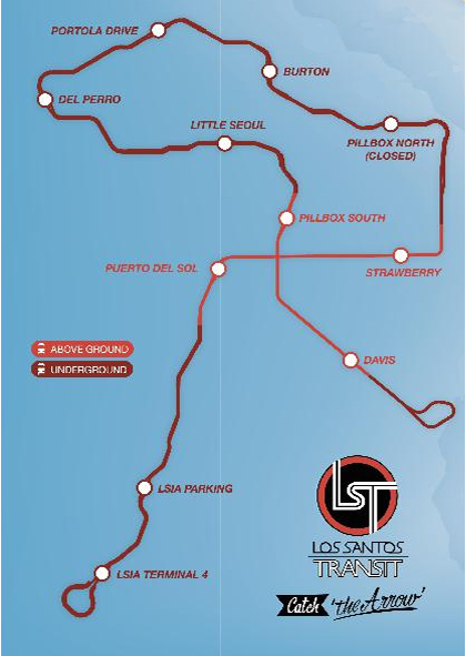 鉄道路線図 - Grand Theft Auto V(グランドセフトオート5)GTA5攻略wiki - アットウィキ