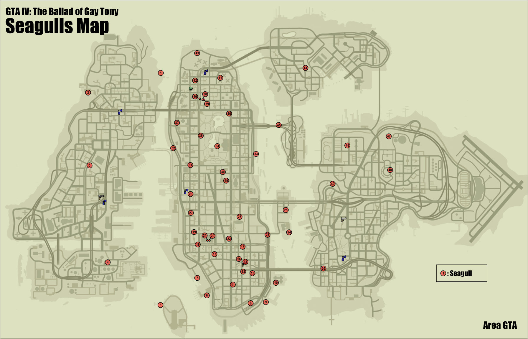 Seagulls Map Tbogt Grand Theft Auto グランドセフトオート４ Gta 攻略wiki Atwiki アットウィキ
