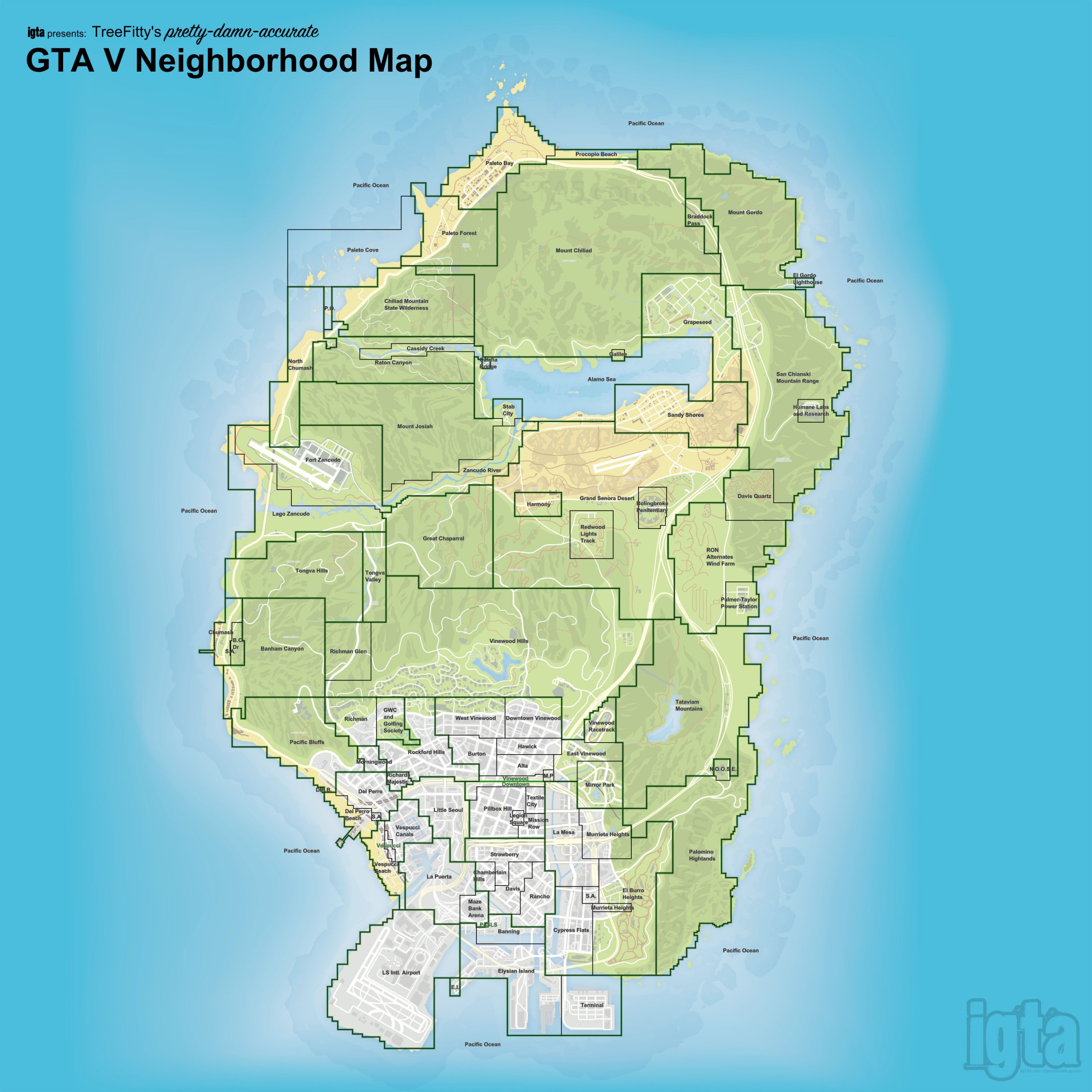 マップ Grand Theft Auto V グランドセフトオート5 Gta5攻略wiki Atwiki アットウィキ