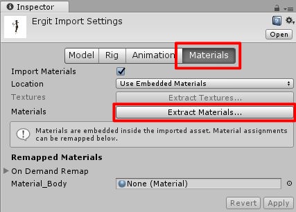 Extract Materials